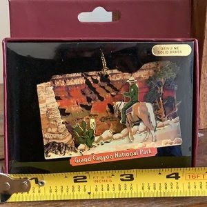Grand Canyon ornament, genuine brass
